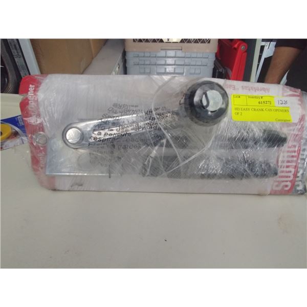 2 NEW COMMERAIL CRANK HANDLE CAN OPENERS