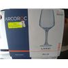 Image 1 : NEW CASE OF 6 HIGH END, EXTRA RESISTANT 16.5OZ WINE GLASSES