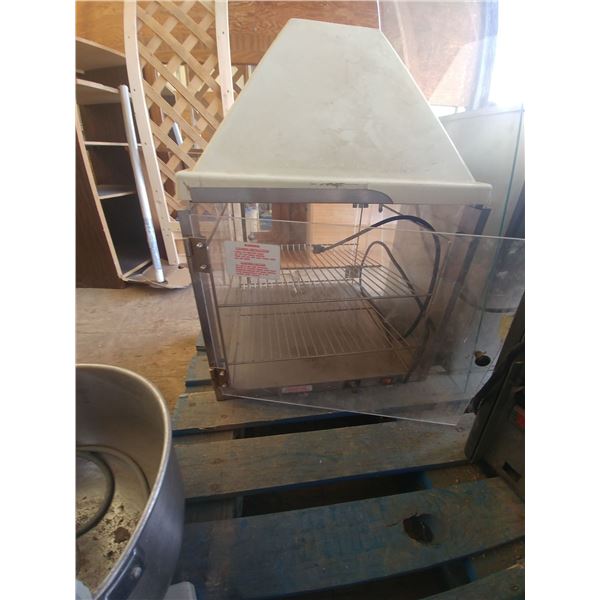 COUNTER TOP PASS THROUGH WARMING DISPLAY CABINET
