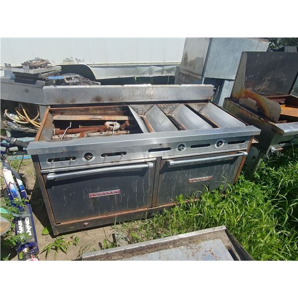 DOUBLE DOOR GAS RANGE