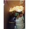 Image 1 : BOX OF SILK FLOWER CENTER PIECES approx 8