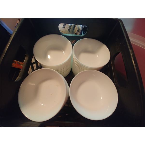 CRATE OF 90 SOUP BOWLS