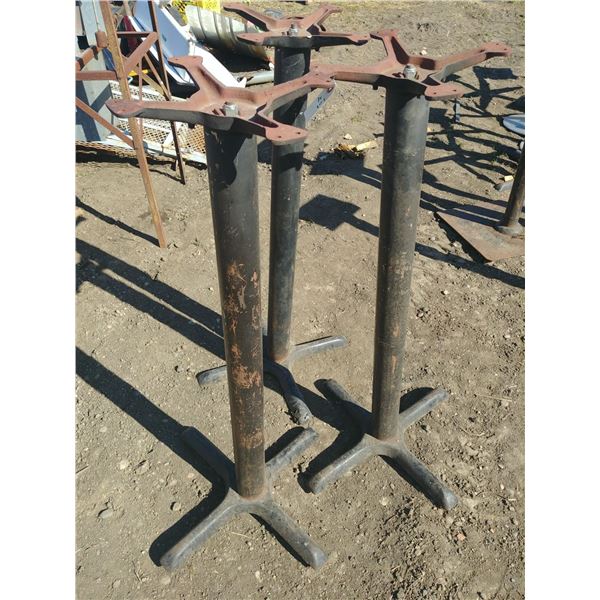 3 PUB TABLE BASES, 42"