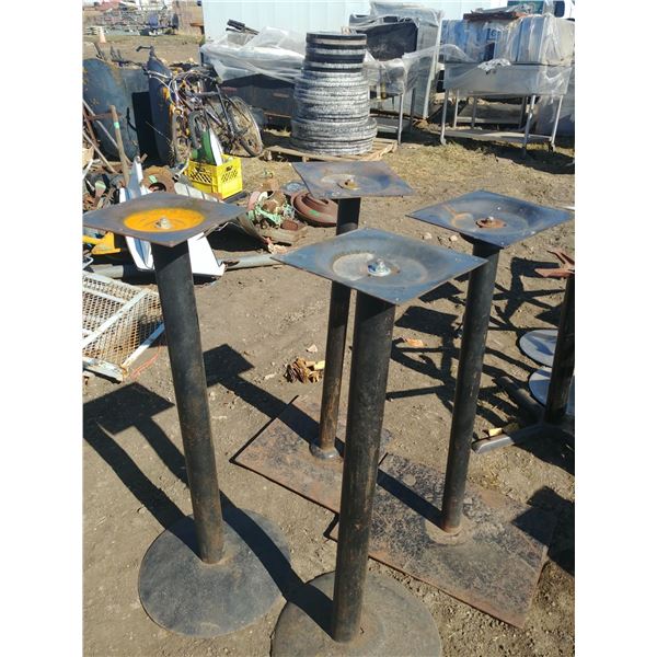 4 PUB TABLE BASES 42"