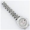 Image 6 : Rolex Ladies Stainless Steel Light Pink MOP 18K Gold Diamond Bezel Datejust Wris