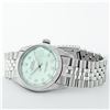 Image 4 : Rolex Mens Stainless Steel Ice Blue Diamond Oyster Perpetual 36MM Datejust Wrist