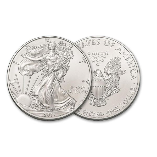 2017 American Silver Eagle .999 Fine Silver Dollar Coin