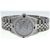 Image 9 : Rolex Mens Stainless Steel Meteorite Diamond And Sapphire Datejust Wristwatch 36