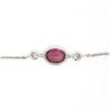 Image 8 : New 18kt White Gold 1.13 ctw GIA Pink Sapphire and Diamond Pendant Necklace