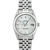 Image 2 : Rolex Mens Stainless Mother Of Pearl Diamond 36MM Datejust Wristwatch