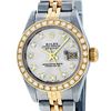 Image 1 : Rolex Ladies 2 Tone Silver VS Diamond Datejust 26MM Oyster Perpetual Wristwatch