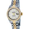 Image 2 : Rolex Ladies 2 Tone Silver VS Diamond Datejust 26MM Oyster Perpetual Wristwatch