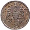 Image 2 : 1787 1/2 C Massachusetts Half Cent MS64 Brown