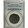Image 1 : 1791 1C Washington Small Eagle Cent AU58 PCGS