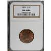 Image 3 : 1835 1/2 C MS66 Red and Brown NGC