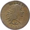 Image 1 : 1793 1C Wreath Cent--Vine and Bars-- Fine 15