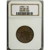Image 1 : 1837 1C MS62 Brown NGC N-1