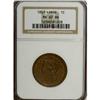 Image 1 : 1857 1C Small Date MS62 Brown NGC