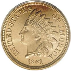 1861 1C MS67 PCGS
