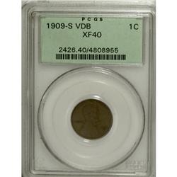 1909-S VDB 1C XF40 PCGS