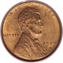 1909-S VDB 1C MS64 Red PCGS