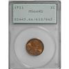 Image 1 : 1911 1C MS66 Red PCGS