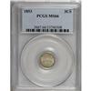 Image 1 : 1853 3CS MS66 PCGS