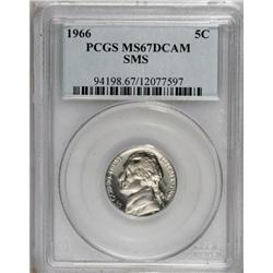 1966 5C SMS MS67 Deep Cameo PCGS