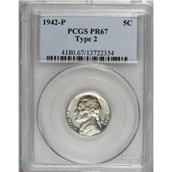 1942-P 5C Type Two PR67 PCGS