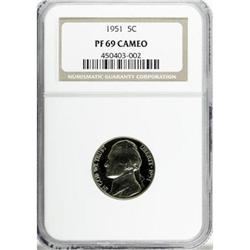 1951 5C PR69 Cameo NGC
