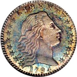 1794 H10C MS64 NGC