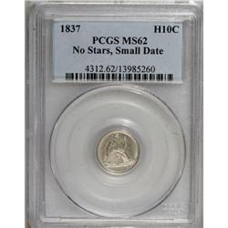 1837 H10C Small Date (Flat Top 1) MS62 PCGS