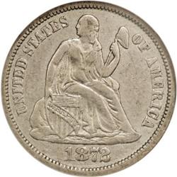 1872-CC 10C VF30 NGC