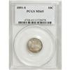 Image 1 : 1891-S 10C MS65 PCGS