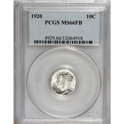 1920 10C MS66 Full Bands PCGS
