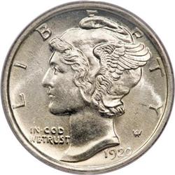 1920-S 10C MS65 Full Bands PCGS