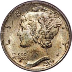 1921 10C MS65 Full Bands PCGS