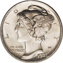 1921-D 10C MS65 Full Bands PCGS