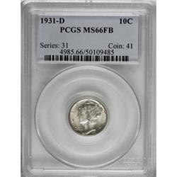 1931-D 10C MS66 Full Bands PCGS