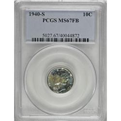 1940-S 10C MS67 Full Bands PCGS