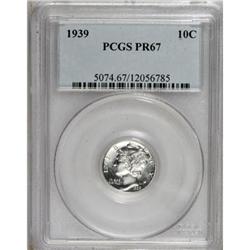 1939 10C PR67 PCGS