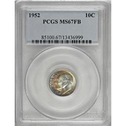 1952 10C MS67 Full Bands PCGS