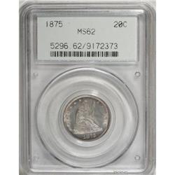 1875 20C MS62 PCGS