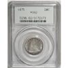1875 20C MS62 PCGS