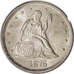 1875-S 20C MS65 PCGS