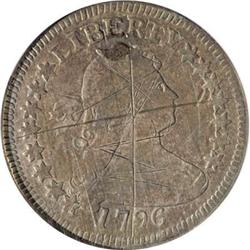 1796 25C--Plugged, Scratched--NCS. VG Details