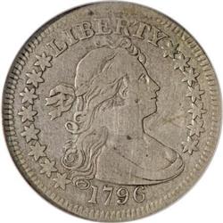 1796 25C--Damaged--NCS. Fine Details