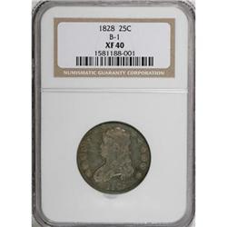 1828 25C XF40 NGC