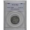 Image 1 : 1863 25C PR64 PCGS