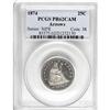 Image 1 : 1874 25C Arrows PR62 Cameo PCGS